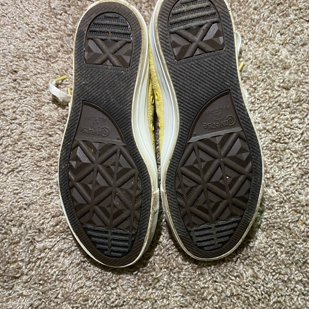 Converse Yellow High-Top Sneakers - Picture 4 of 5